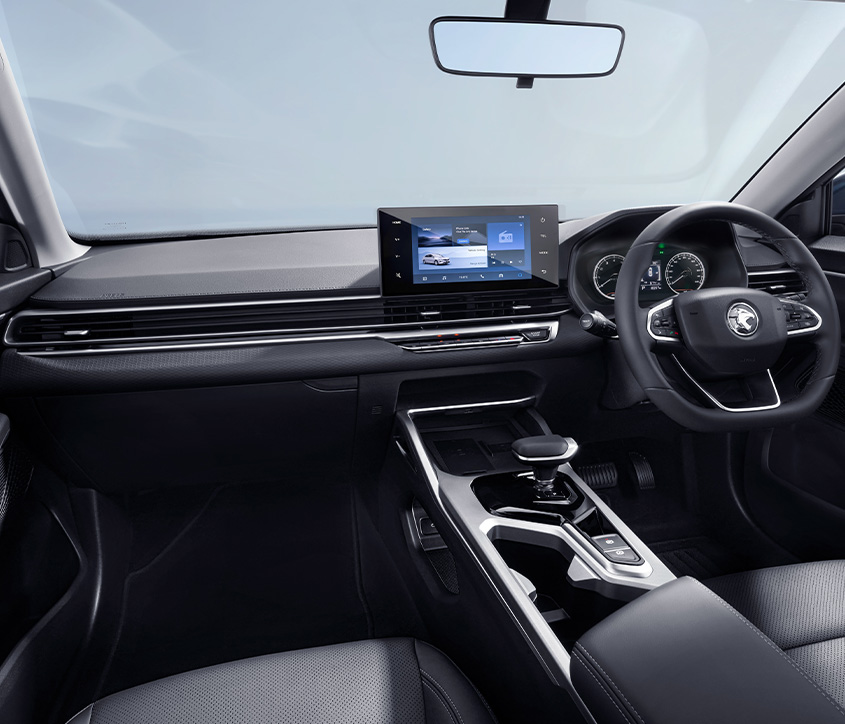 Proton S70 soft-touch interior