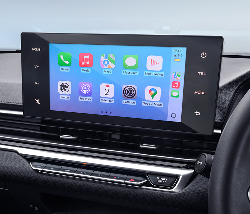 Proton S70 wireless Apple CarPlay and Android Auto